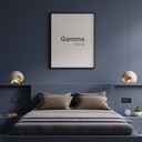 Conmutador empotrable Gamma Negro 