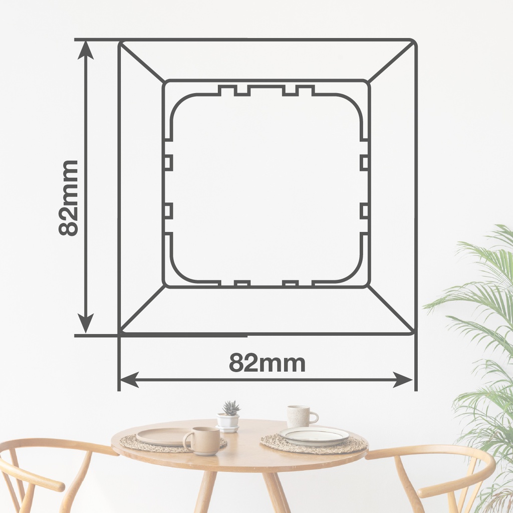 Embellecedor simple Gamma Negro 