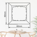 Embellecedor simple Gamma Negro 