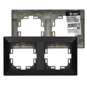 Embellecedor doble Gamma Negro 