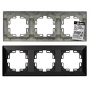 Embellecedor triple Gamma Negro 