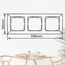 Embellecedor triple Gamma Negro 