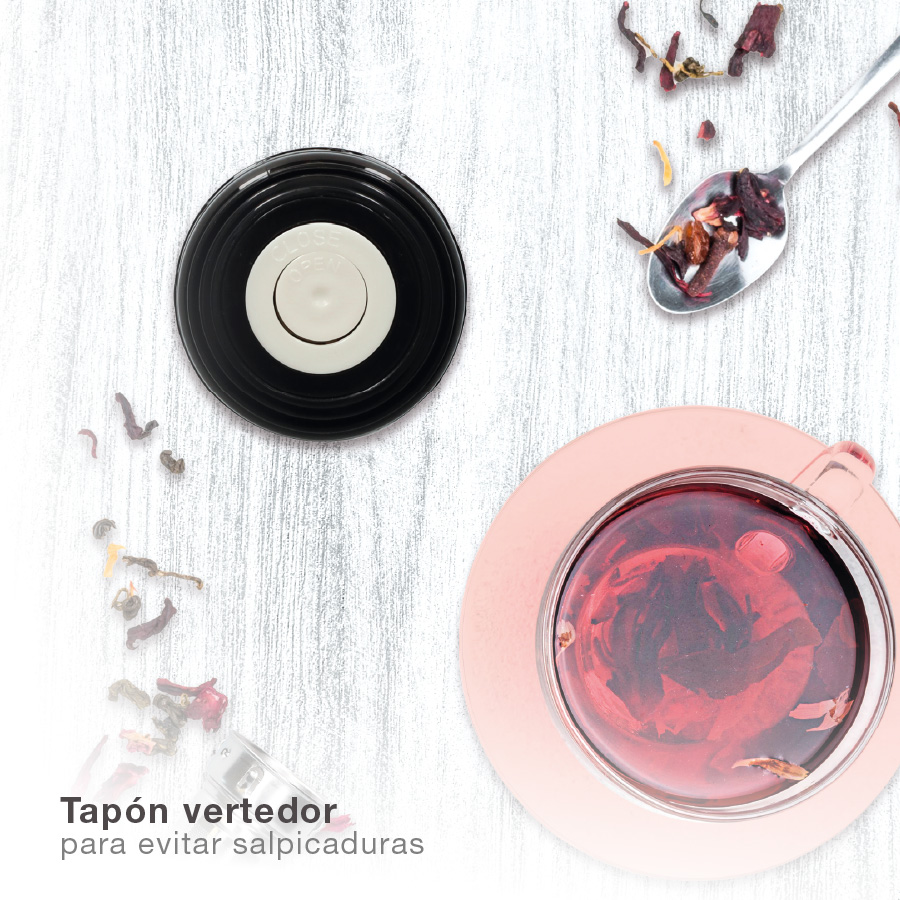 Termo de acero inoxidable Konia 1000ml