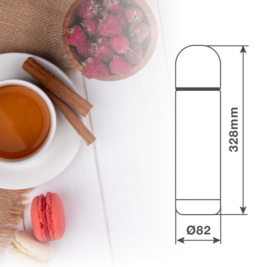 Termo de acero inoxidable Konia 1000ml