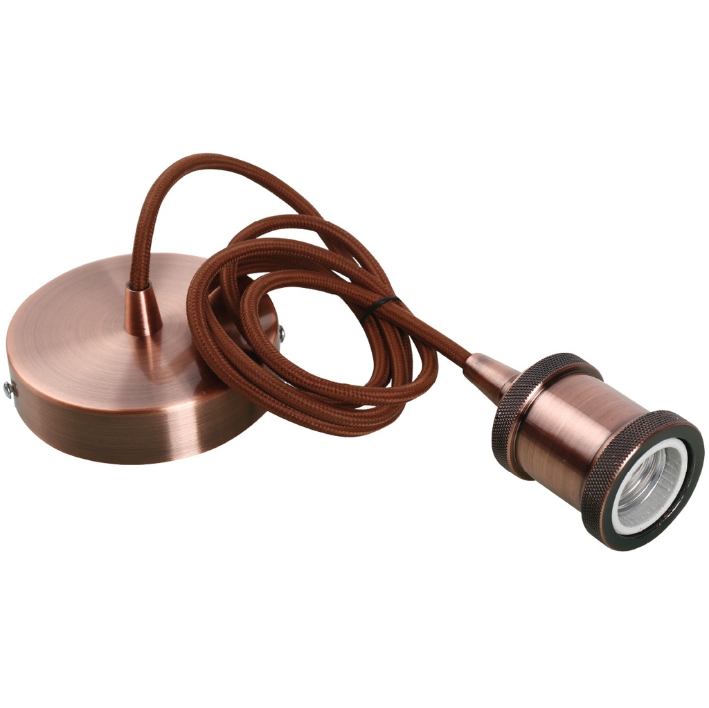 Lámpara colgante Nowra E27 1M Cobre