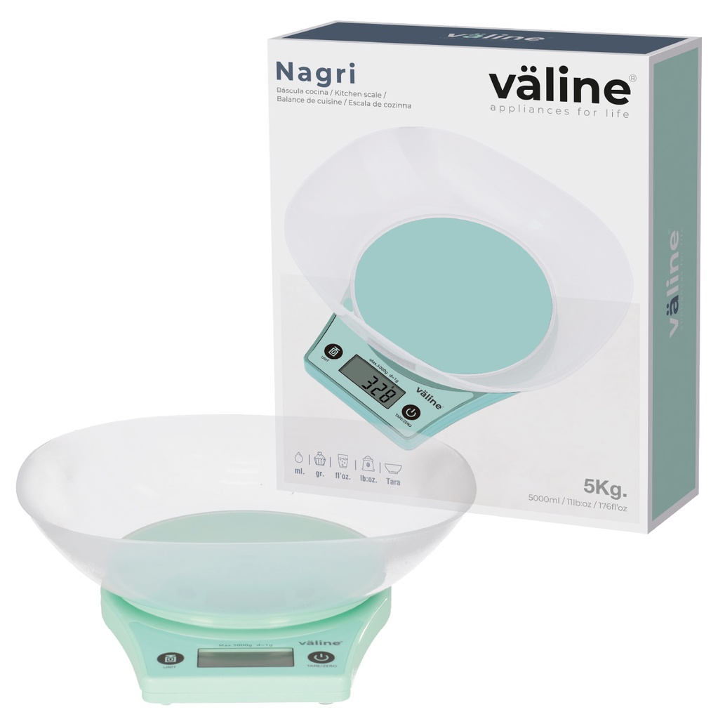 Báscula cocina Nagri 5kg