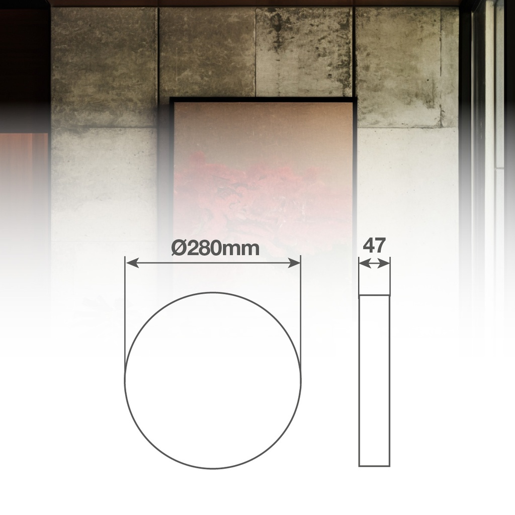 Plafón techo LED Kandak 18W 3000-4000-6500K