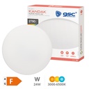 Plafón techo LED Kandak 24W 3000-4000-6500K