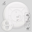 Plafón techo LED Kandak 24W 3000-4000-6500K