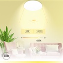 Plafón techo LED 18W 4000K Blanco - Libertina