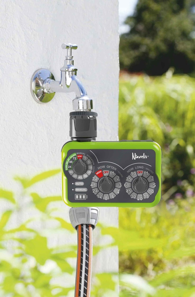 Programador riego analógico 2xAAA IP54