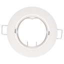 Aro basculante Mebrat redondo empotrable Ø84mm Blanco mate