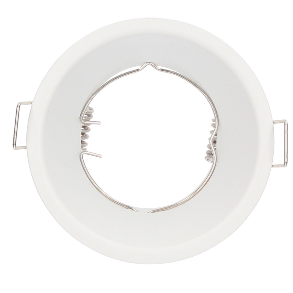 Aro redondo empotrable Taitu Ø82mm antideslumbramiento Blanco mate