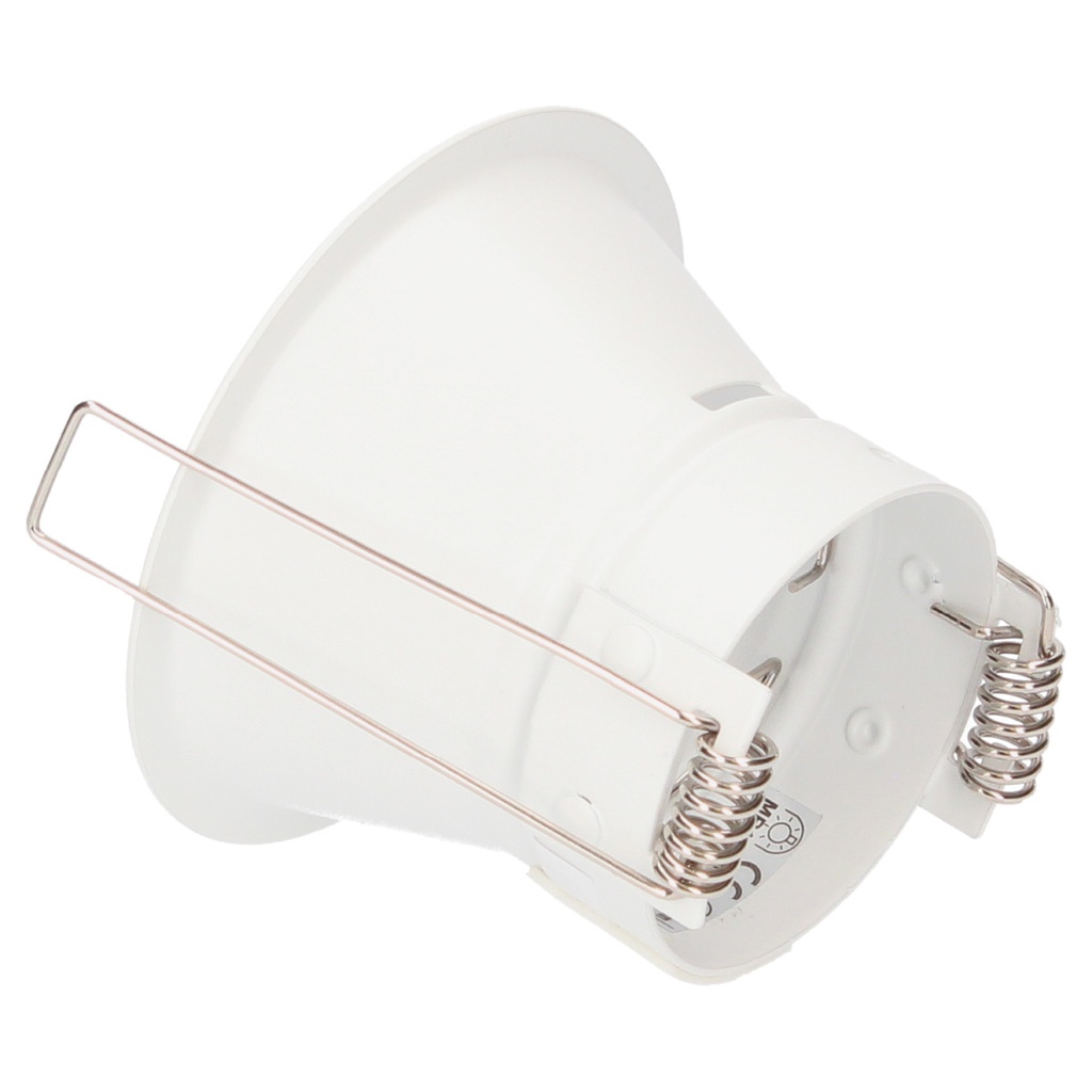 Aro redondo empotrable Taitu Ø82mm antideslumbramiento Blanco mate