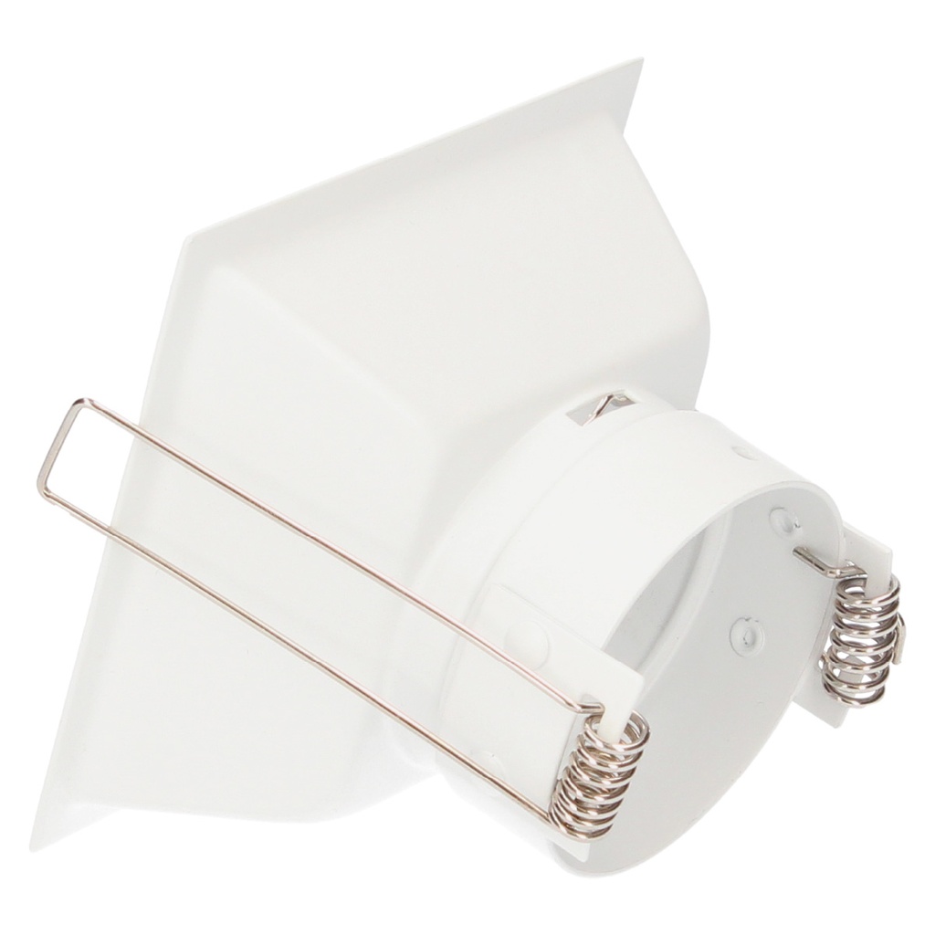 Aro cuadrado empotrable Taitu 88x88mm antideslumbramiento Blanco mate