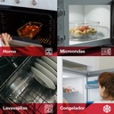 Pack de 3 táperes herméticos de cristal 0.33 - 0.84 - 1.85L