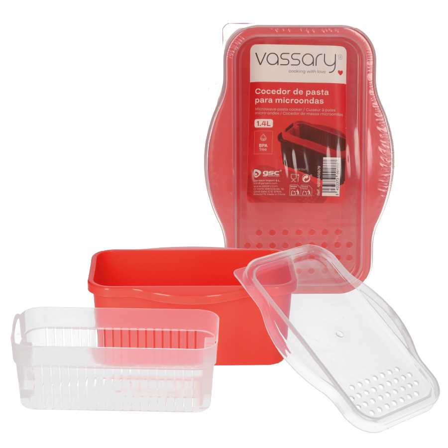 Cocedor pasta microondas 1.4L