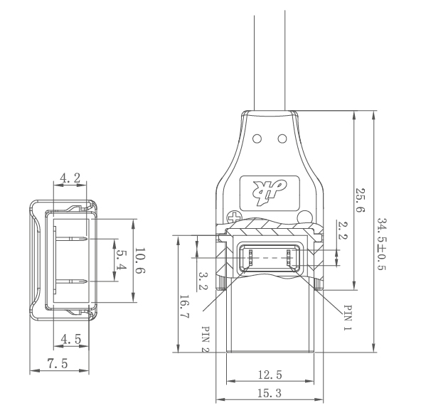 Kit de corte IP65 para tiras LED 10mm 