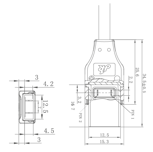 Kit de corte IP65 para tiras LED 12mm 