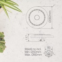 Farola LED Metut 80W 6500K IP65 - Pro Line