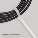 Bolsa 25u bridas 100% nylon 160x2.5mm Natural