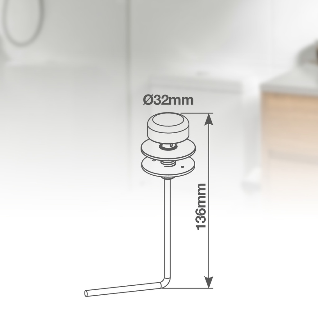 Tirador de cisterna para descargador ref. 404010004