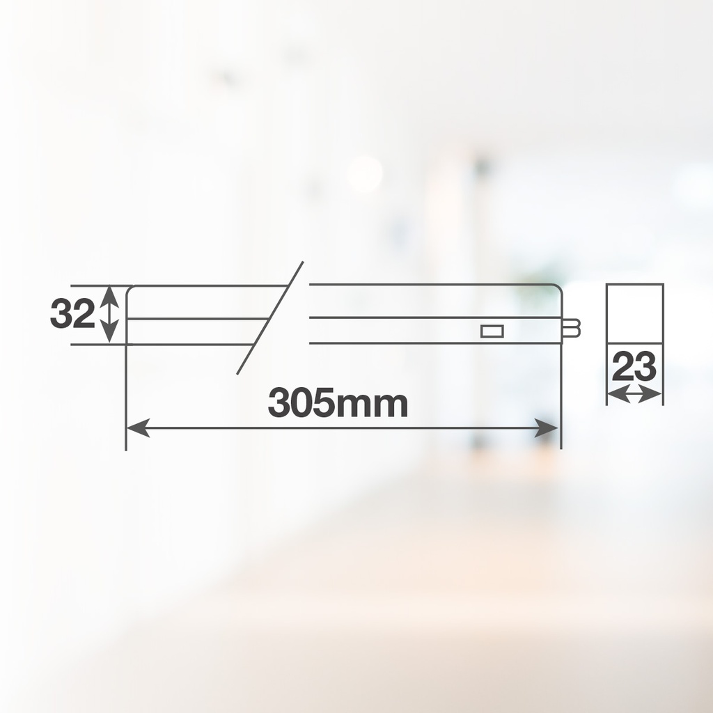 Regleta T5 LED 305mm 4W 6500K - Libertina