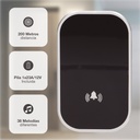 Timbre inalámbrico Halale Negro