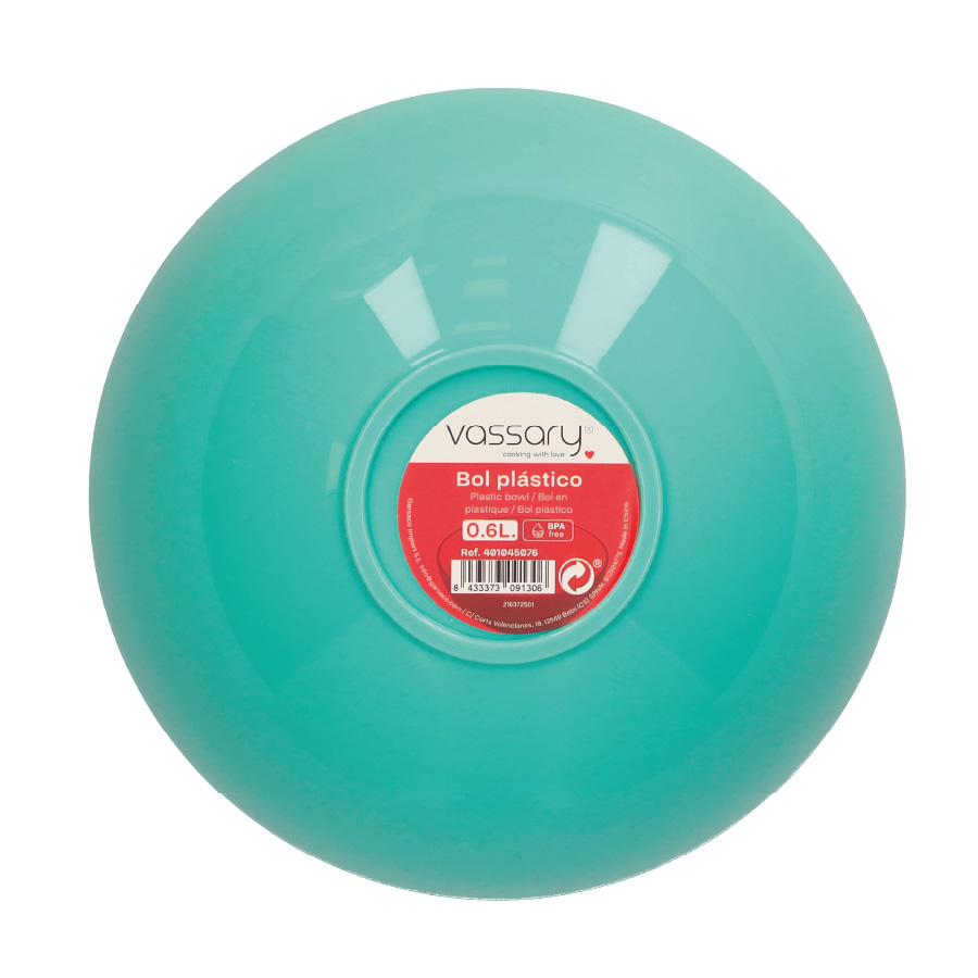 Bol de plástico 0.6L