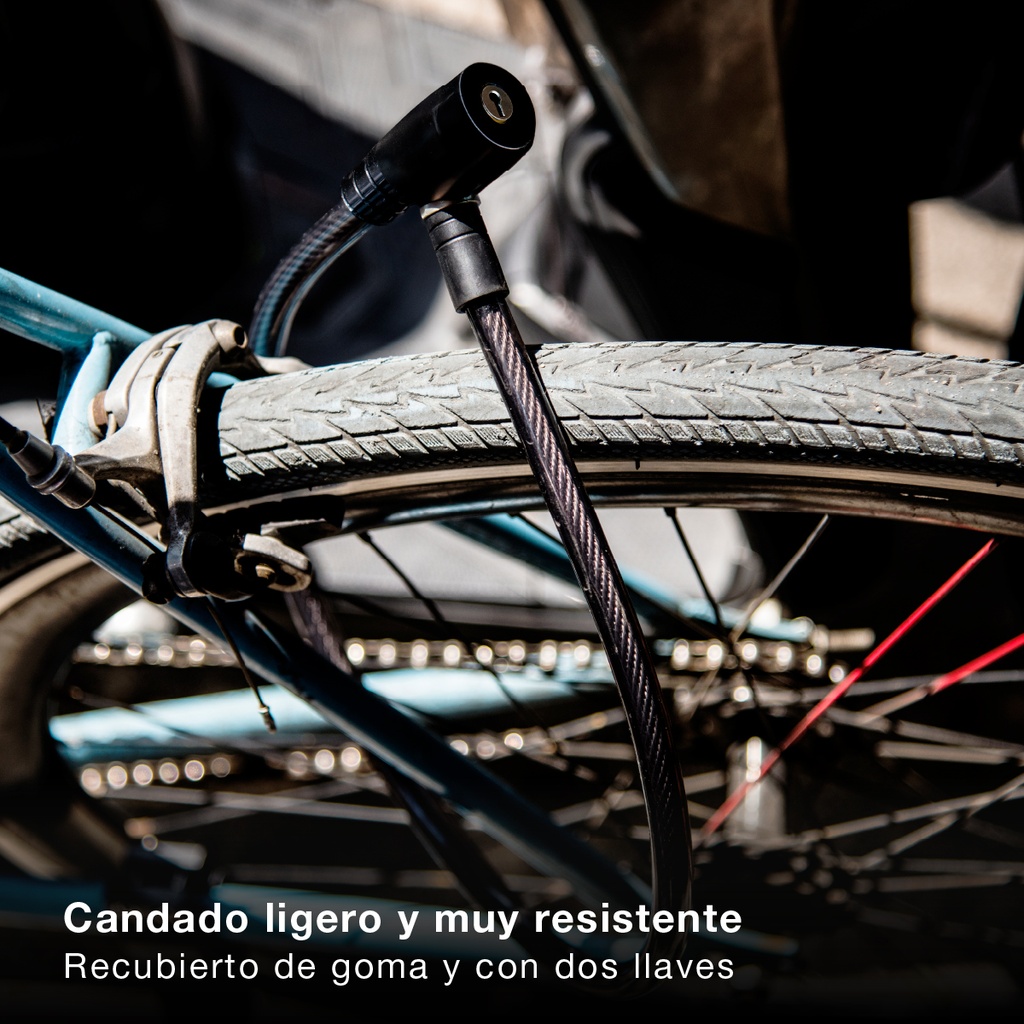 Candado bicicleta 8mm x 1M