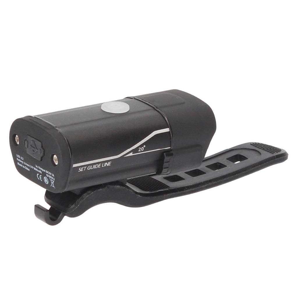 Set luces bicicleta LED recargable USB impermeable delantera y trasera