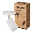 Foco carril monofásico GU10 Blanco