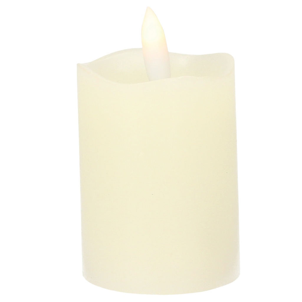 Vela decorativa LED de cera 70mm - 6uds caja exp