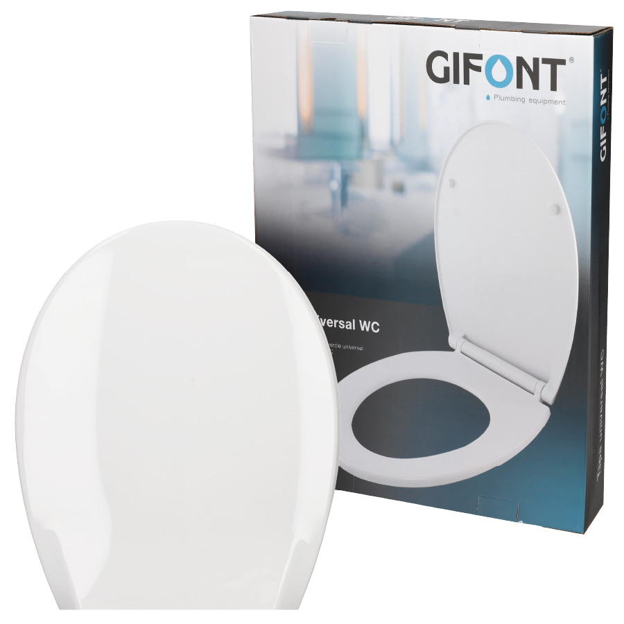 Tapa universal WC PP cierre progresivo