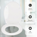 Tapa universal WC PP cierre progresivo