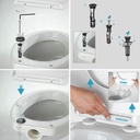 Tapa universal WC PP cierre progresivo