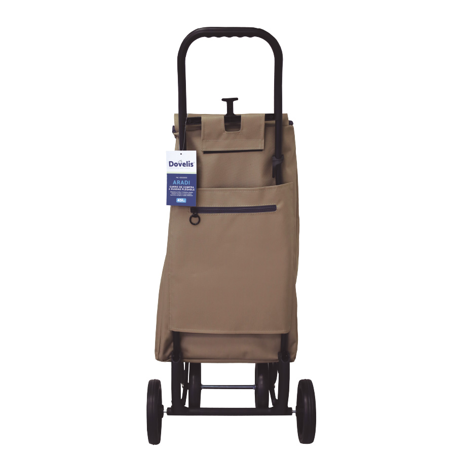 Carro de compra Aradi 4 ruedas plegable