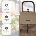 Carro de compra Aradi 4 ruedas plegable