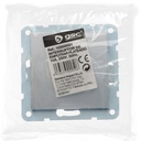 Interruptor de empotrar Iota Plata