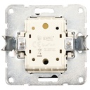 Pulsador campana empotrable Iota Plata