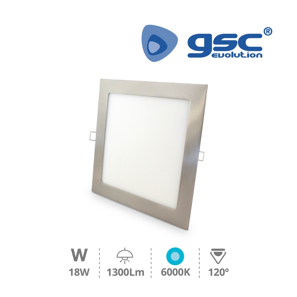 Downlight empotrable Nairobi 18W 6000K Niquel