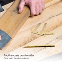 Escuadra alineacion 60x60x13mm bicromatado