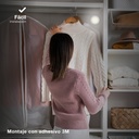 Luz de armario LED Kisang con sensor movimiento 3xAAA 1W 30lm 4000K - 12u caja exp