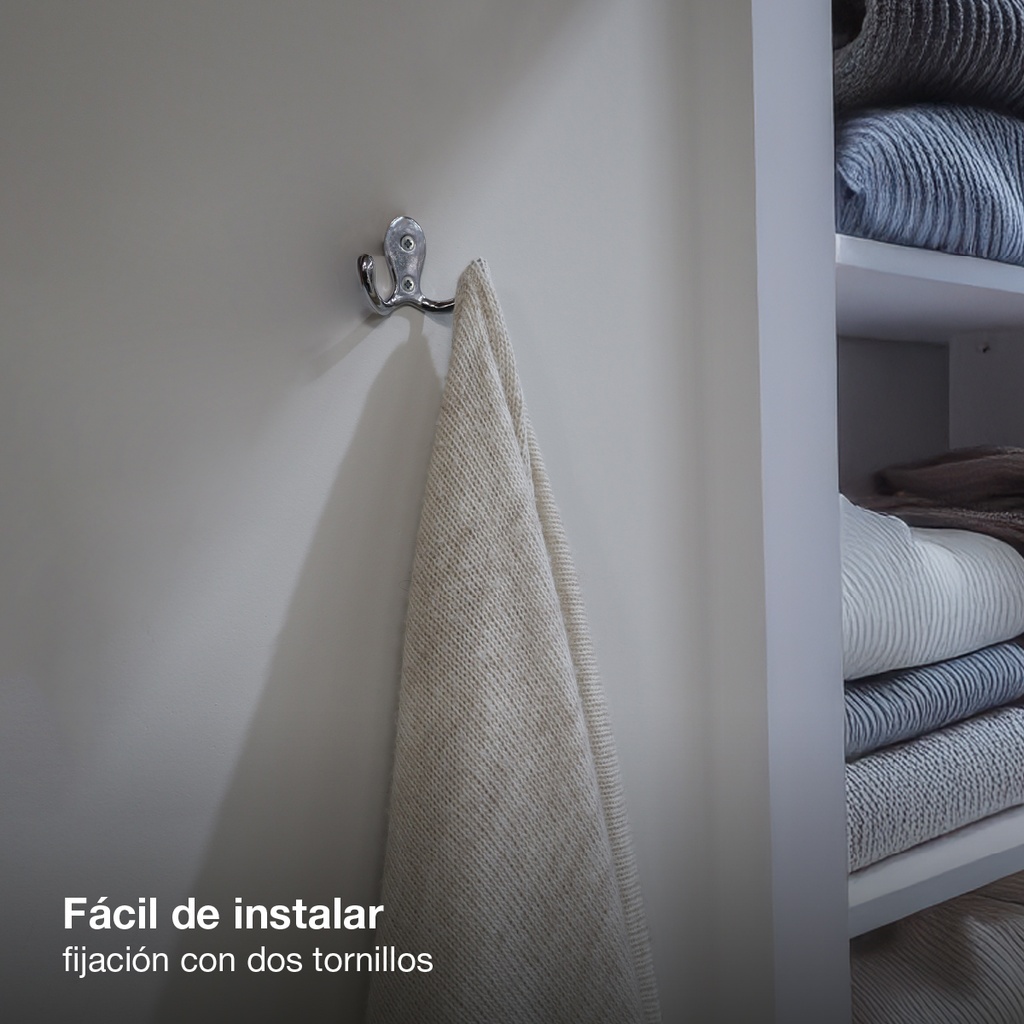 Percha colgador doble