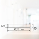 Regleta Oluka para tubos LED T8 60cm