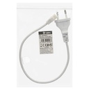 Cable 30cm con conector plano y clavija EU para tiras LED 12mm 