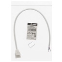 Cable 30cm con conector curvado para tiras LED 10mm 