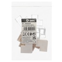 Pack 5 conectores planos forma L para unir tiras LED 10mm 