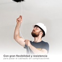 Guía pasacables 100% nylon 4mm 10M Blanco