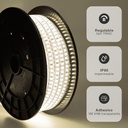 Rollo 25M tira LED 15W/M 4000K IP65 230V regulable 